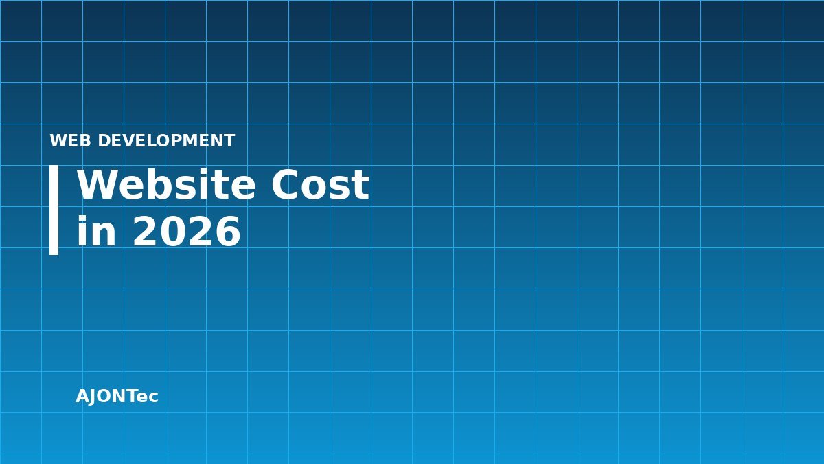 How Much Does a Website Cost in 2026? An Honest Breakdown