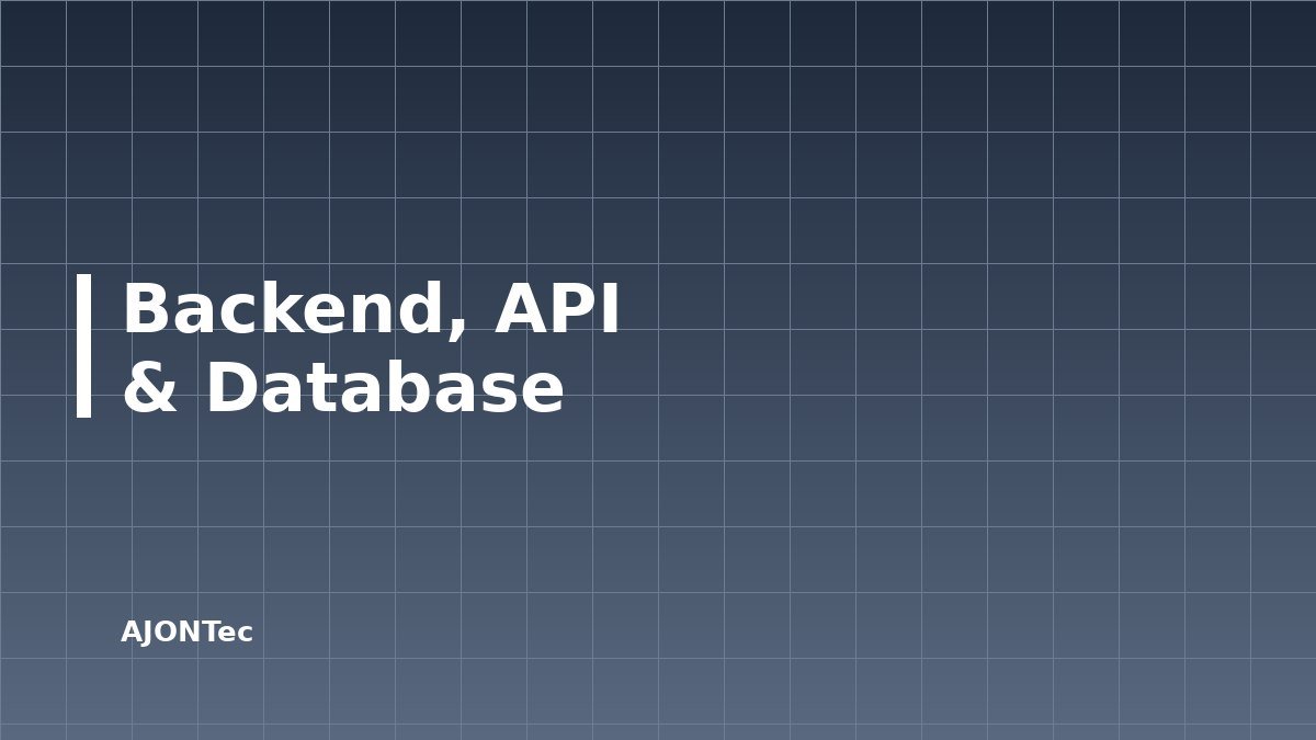 Backend, API & Database Engineering