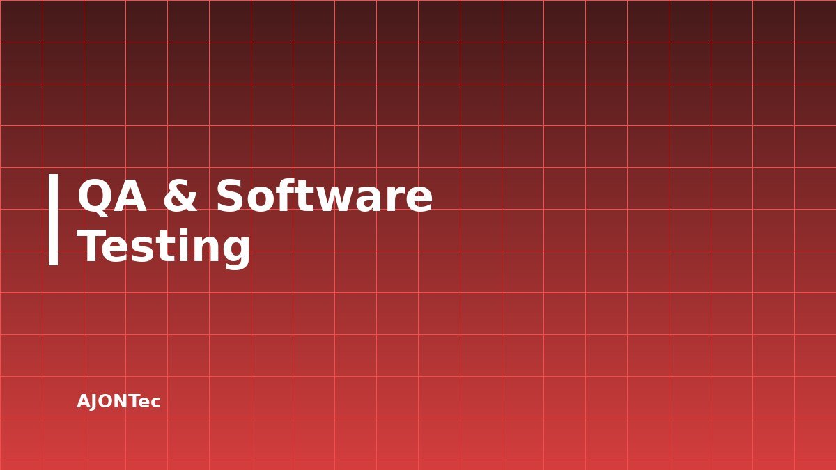 QA & Software Testing