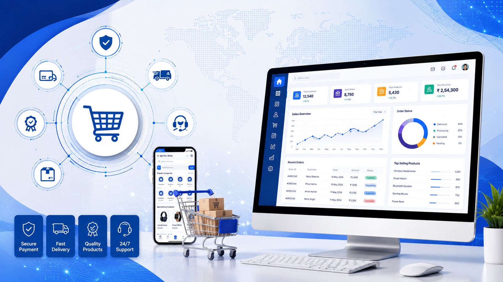 AjonTec Store – AI-Powered Multi-Category E-Commerce Marketplace