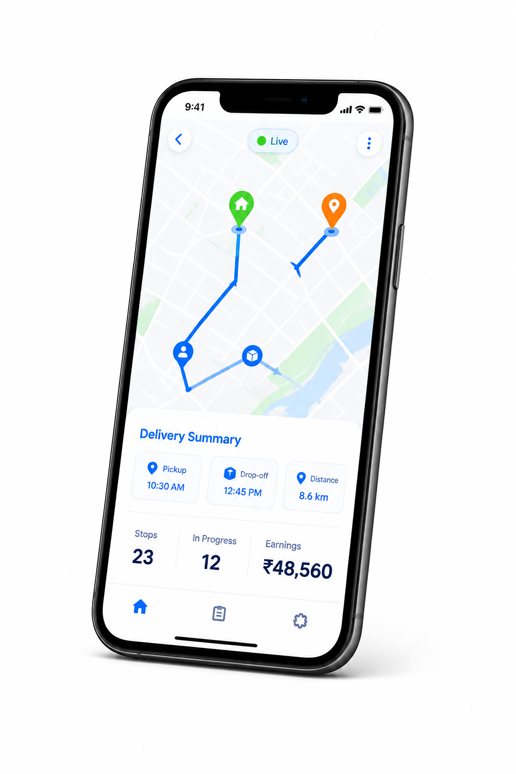 Salesman Tracking App