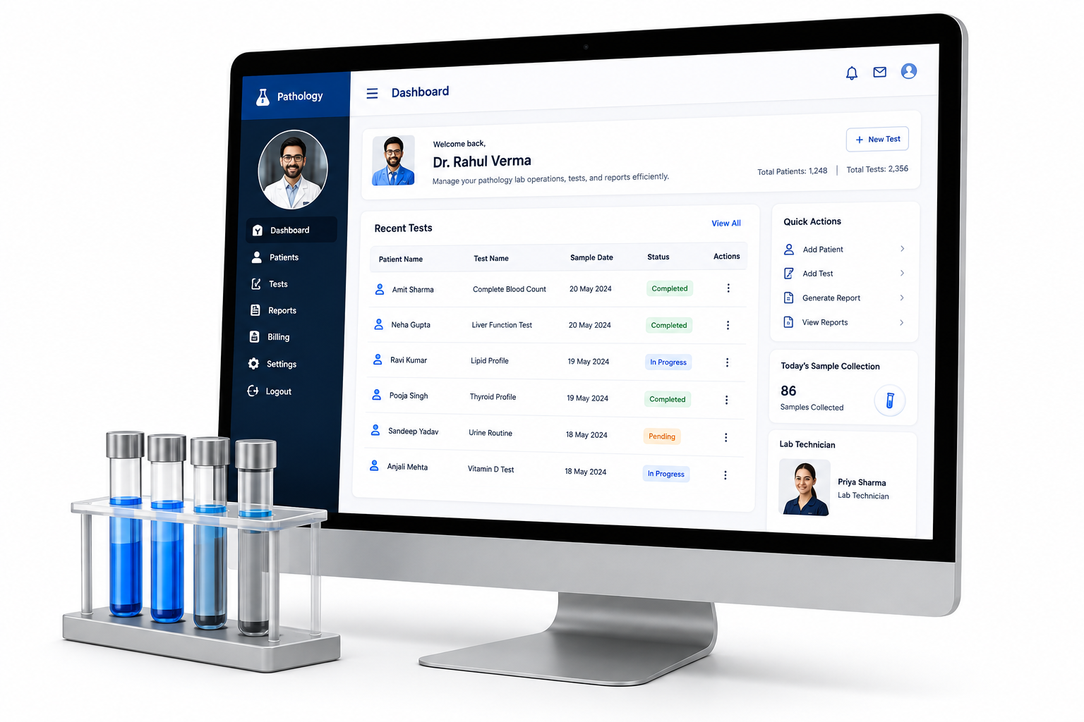 Clinic & Pathology ERP